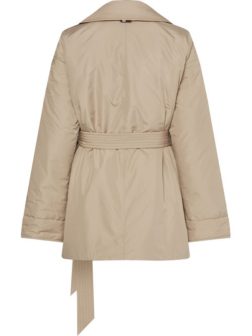 CHAQUETÓN ACOLCHADO CON CINTURÓN