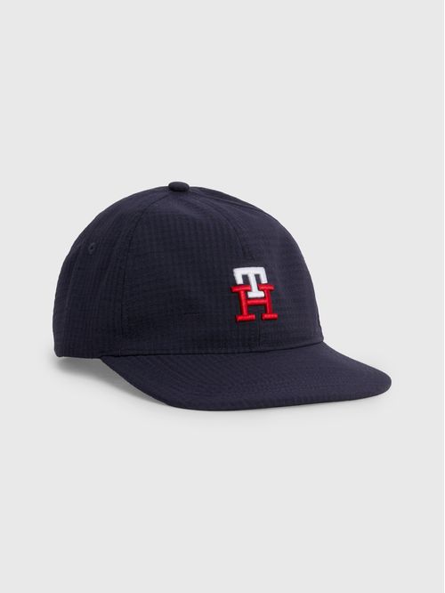 GORRA DE BÉISBOL TEXTURIZADA CON MONOGRAMA