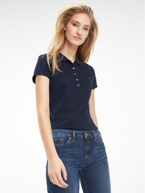 POLO EN ALGODÓN ELÁSTICO DE CORTE SLIM