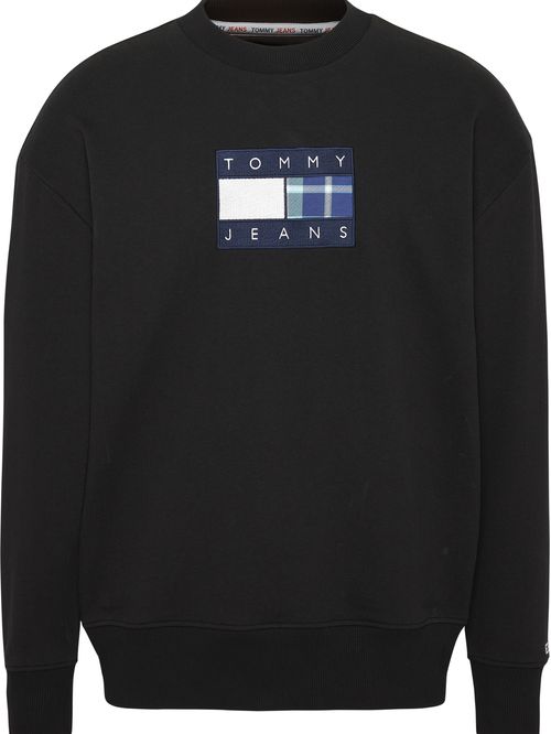 SWEATER CON LOGO DE TOMMY DE TARTÁN
