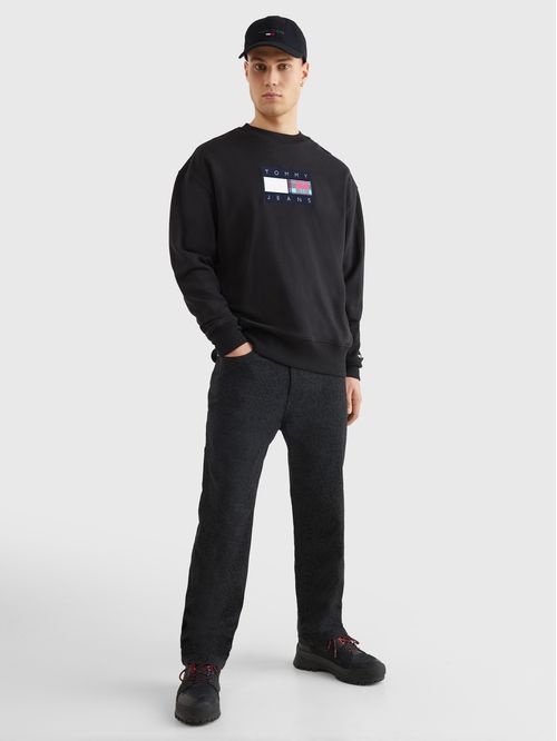 SWEATER CON LOGO DE TOMMY DE TARTÁN