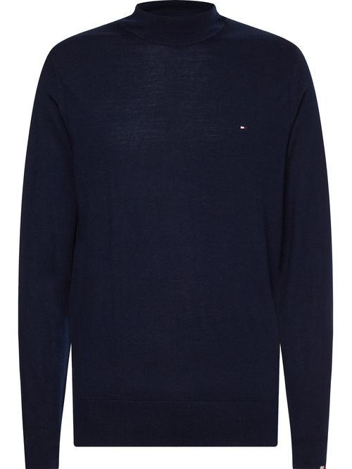 SWEATER DE LANA MERINO CON CUELLO PERKINS