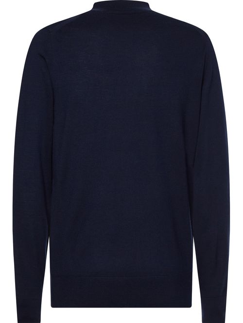 SWEATER DE LANA MERINO CON CUELLO PERKINS