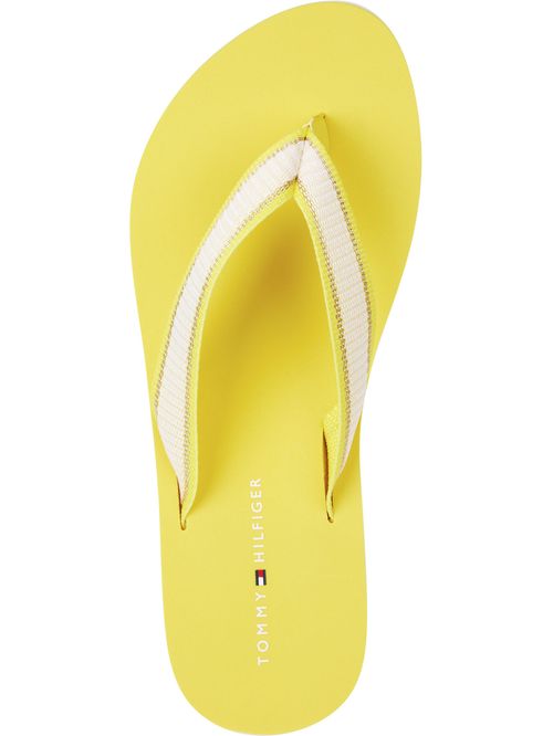 CHANCLAS DE TEXTIL TRENZADO METALIZADO