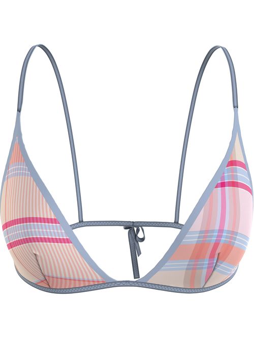 PARTE SUPERIOR DE BIKINI MADRÁS DE TRIÁNGULO