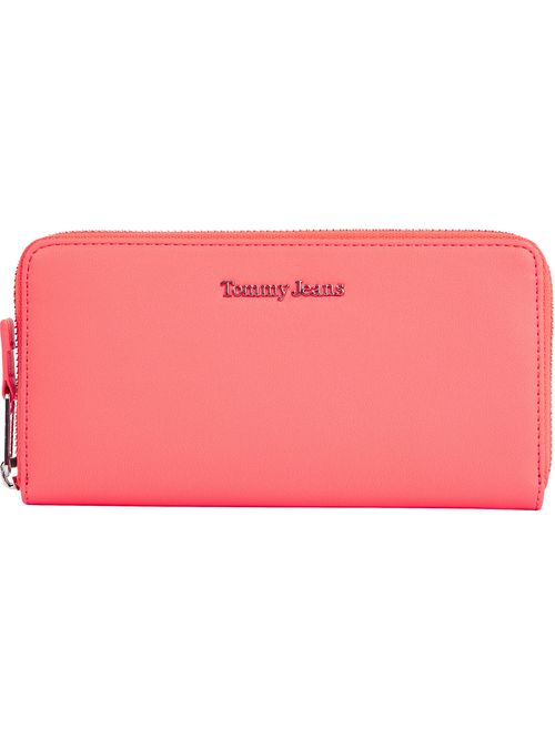 CARTERA GRANDE CON ZIPPER Y LOGO