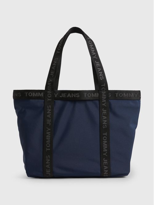 CARTERA TOTE CON CINTA E INSCRIPCIÓN ESSENTIAL