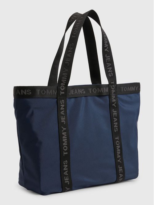 CARTERA TOTE CON CINTA E INSCRIPCIÓN ESSENTIAL