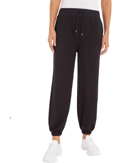 PANTALÓN CON CORDÓN Y PIERNA CÓNICA