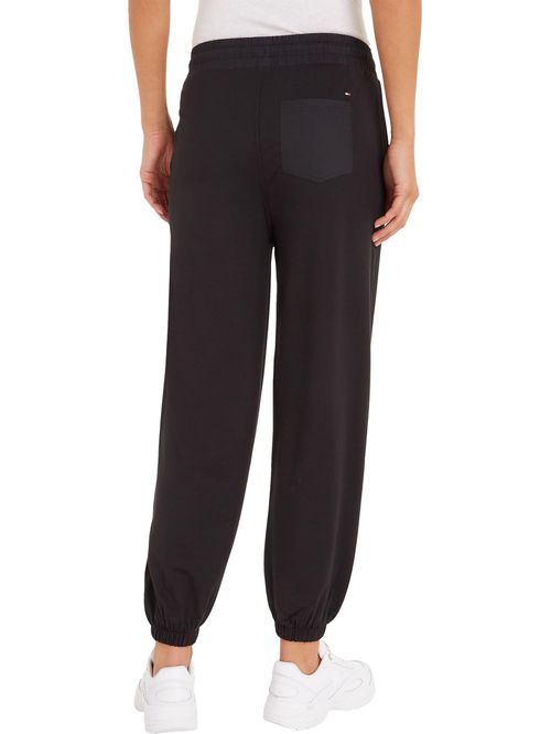 PANTALÓN CON CORDÓN Y PIERNA CÓNICA