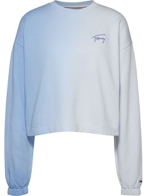 SWEATER SIGNATURE HOLGADA CON EFECTO DEGRADÉ