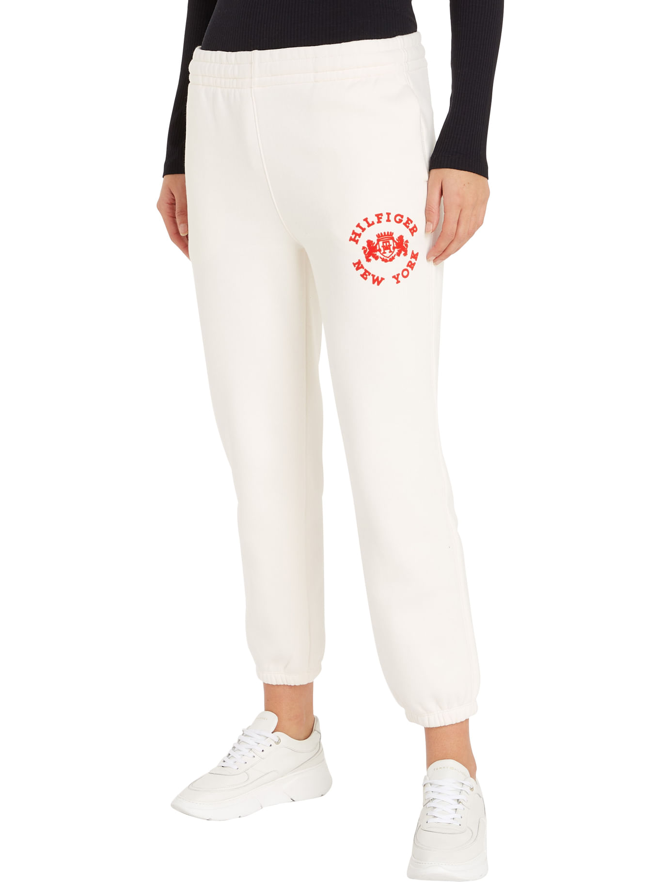 JOGGERS CON LOGO UNIVERSITARIO ATERCIOPELADO