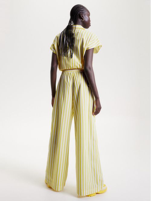 PANTALÓN ANCHO A RAYA