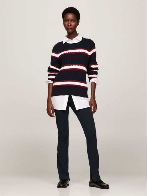 PANTALÓN SLIM DE GABARDINA