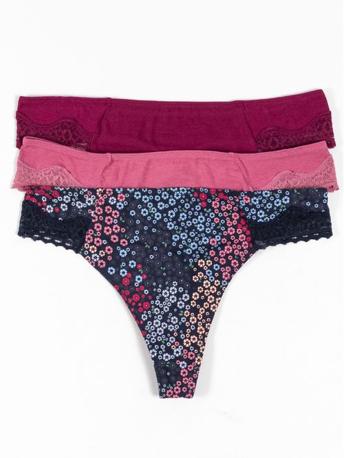 PAQUETE DE TRES TANGAS