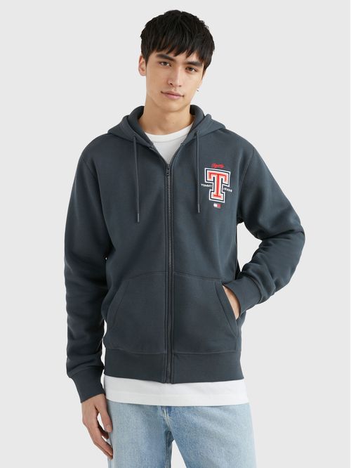 SWEATER MODERN CON HOODIE Y ZIPPER