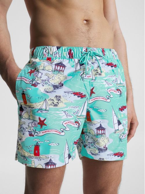 BAÑADOR ESSENTIAL ESTAMPADO DE MEDIO LARGO