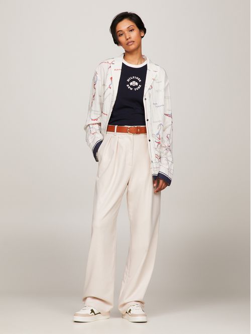 PANTALÓN RECTO AMPLIO TEÑIDO CON PIGMENTOS