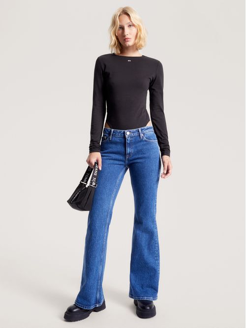 Body essential de manga larga y corte slim