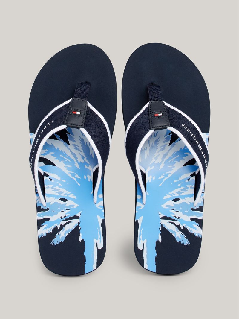 Calizos-trenzadas-con-estampado-de-palmera