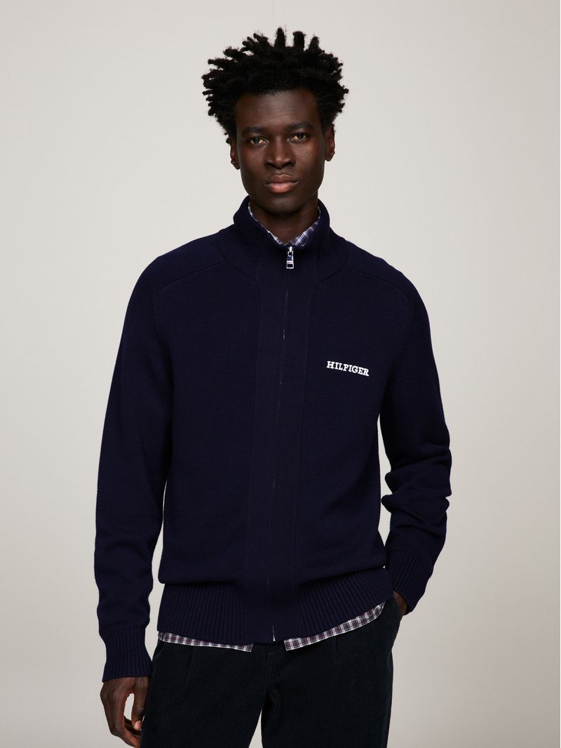 Cardigan-de-cuello-alto-con-monotipo-Hilfiger