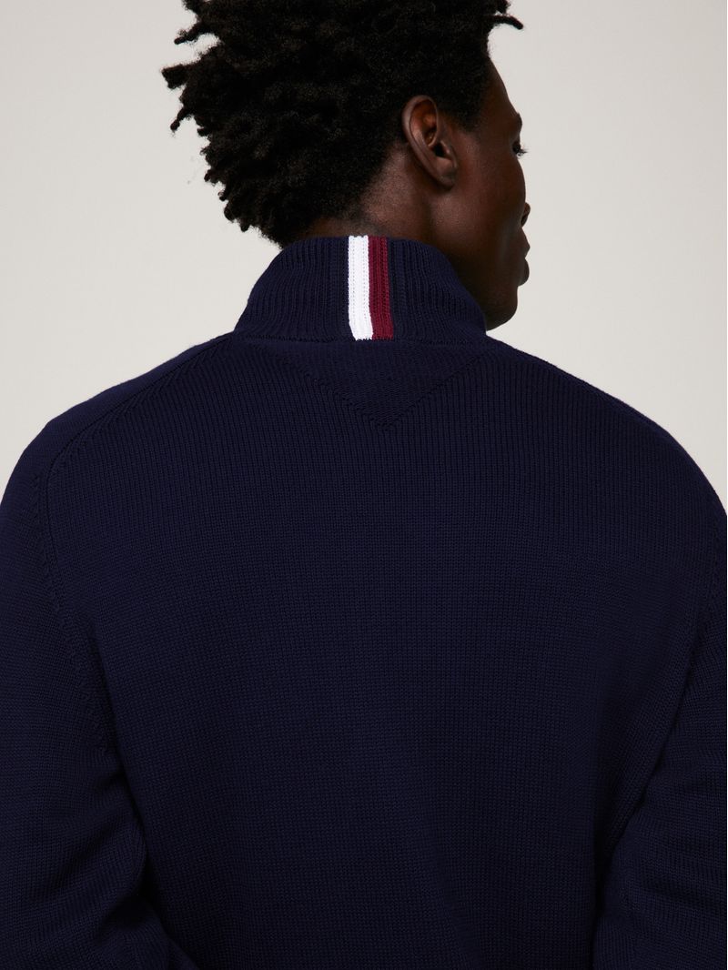 Cardigan-de-cuello-alto-con-monotipo-Hilfiger