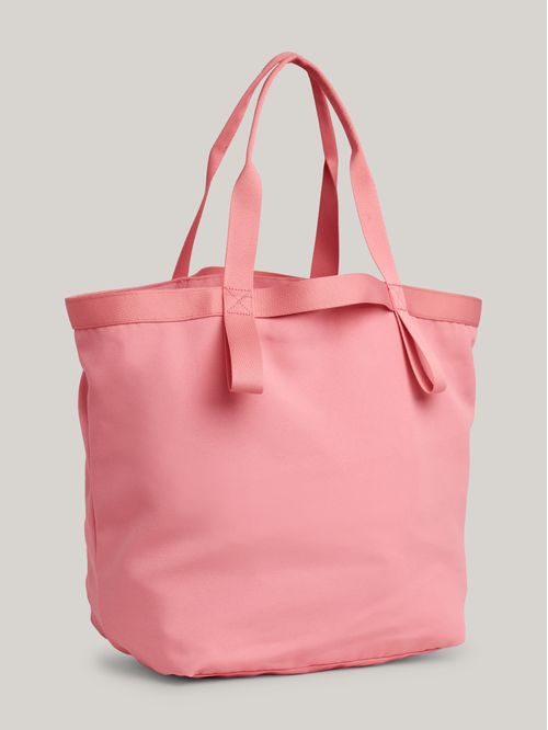 Cartera tote mediana con logo