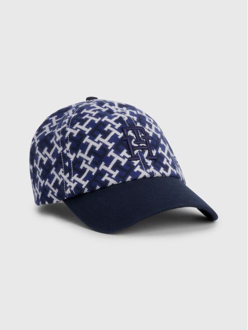 Gorra con estampado del monograma TH