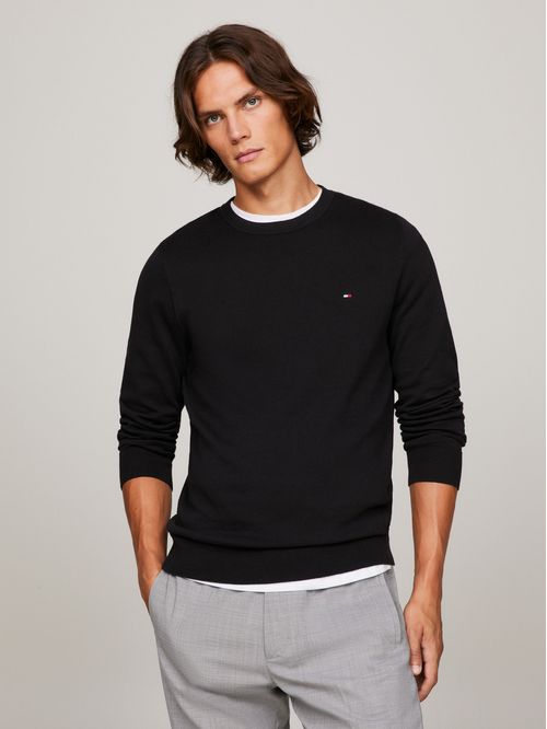Sweater classic de cuello redondo