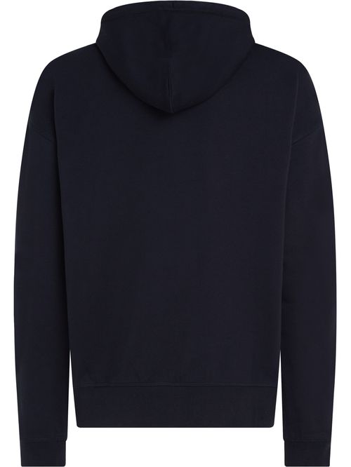 Sweater con hoodie monotipo