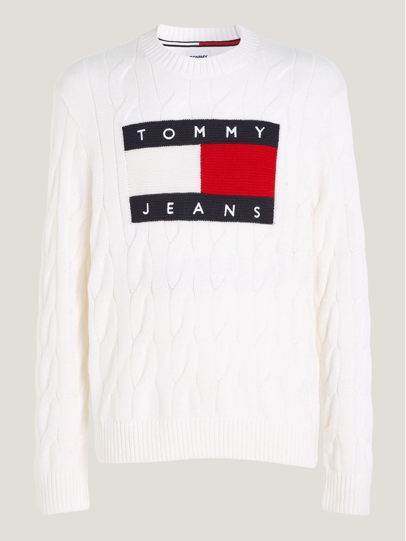 Sweater-essential-de-punto-trenzado-con-parche