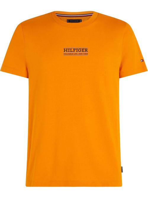 T-shirt con logo bordado en el pecho