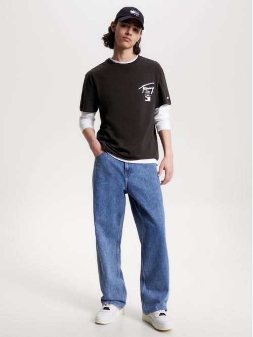 T-shirt de corte clásico con logo trasero