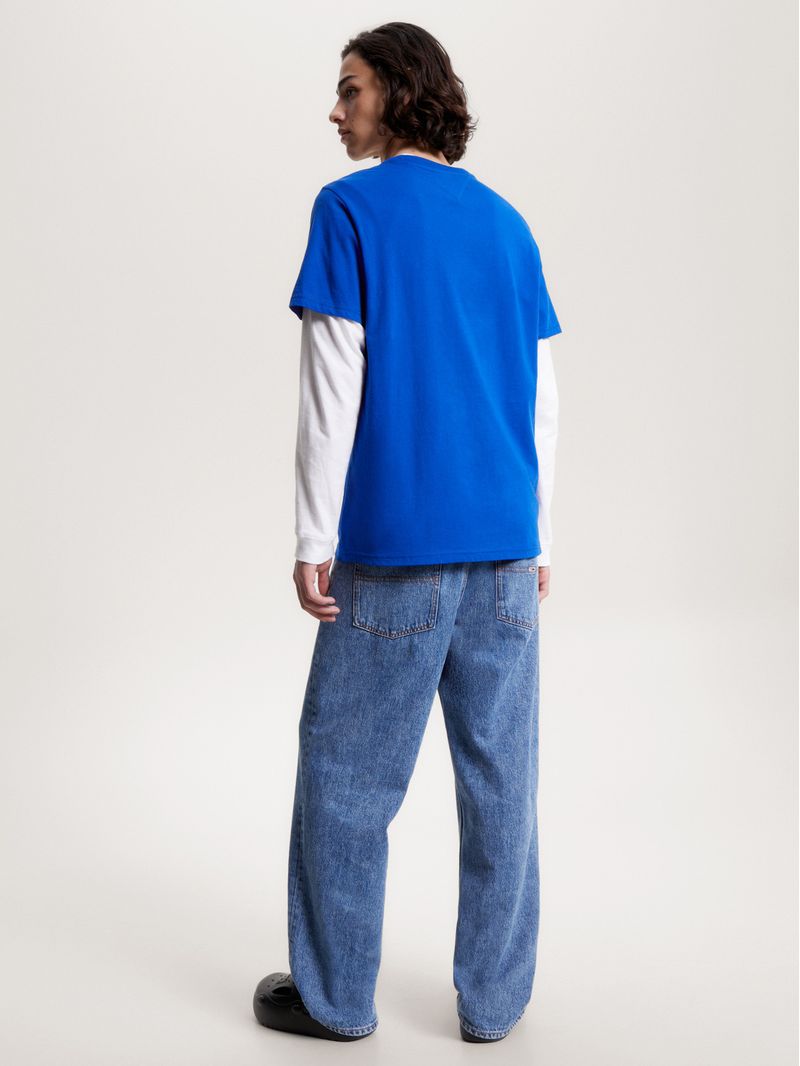 T-shirt-de-cuello-redondo-con-logo