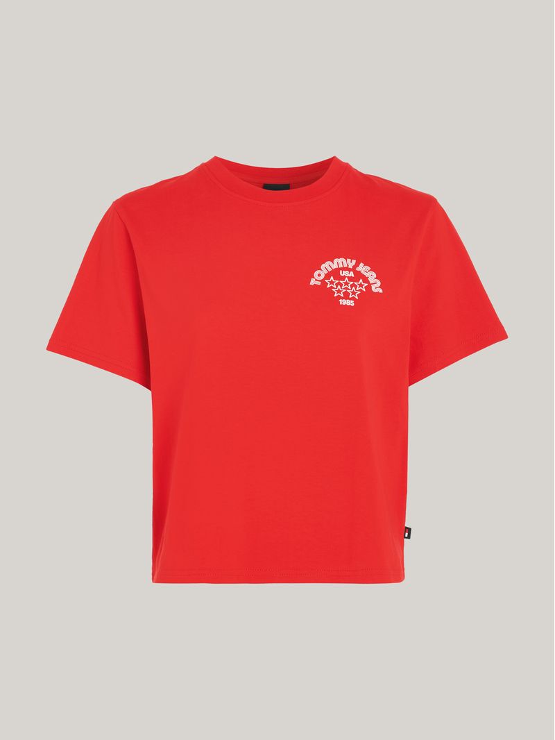 T-shirt-holgada-con-logo-retro