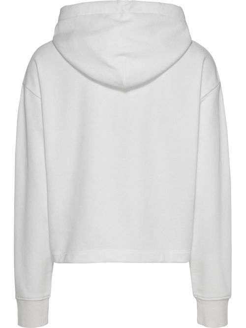 Sweater con hoodie y logo