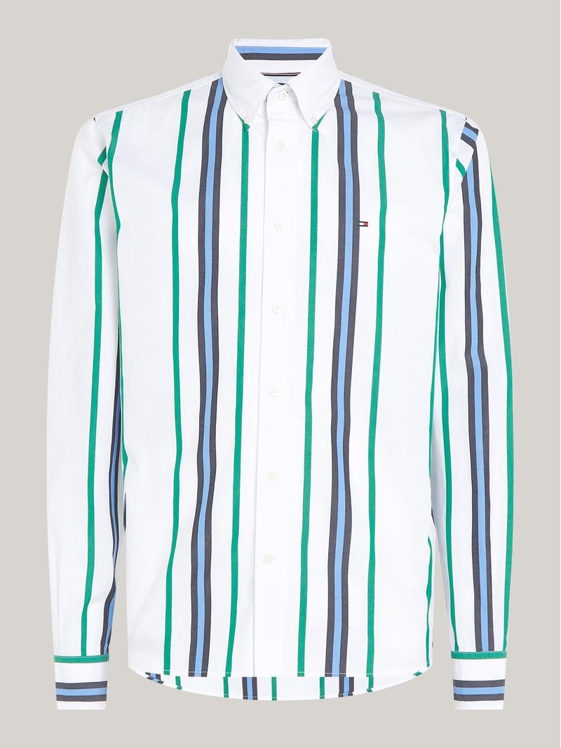 Camisa-tipo-polo-de-rayas-con-corte-regular