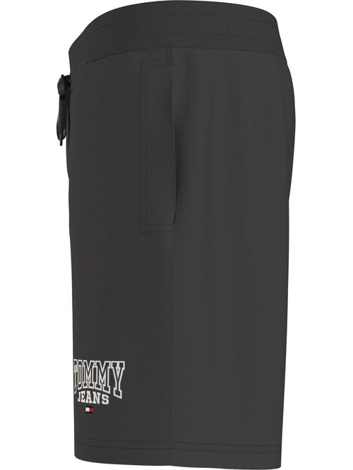 Shorts de felpa con cordón y logo