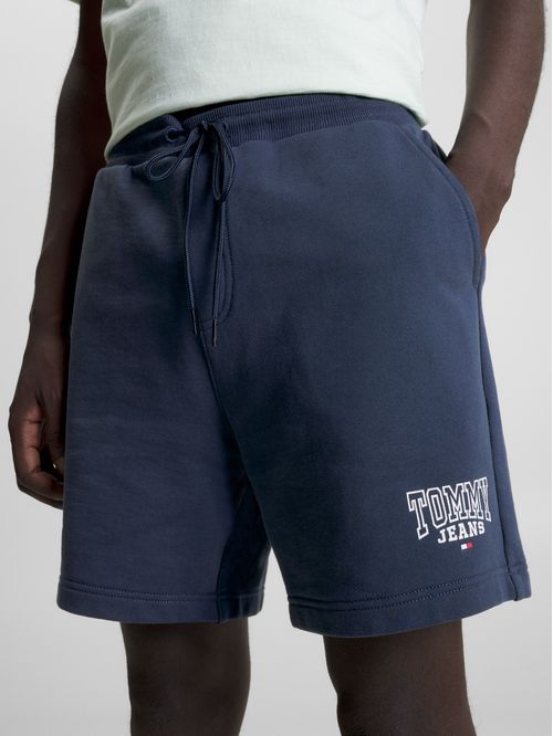 Shorts de felpa con cordón y logo