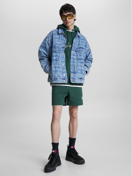 Shorts de felpa con cordón y logo