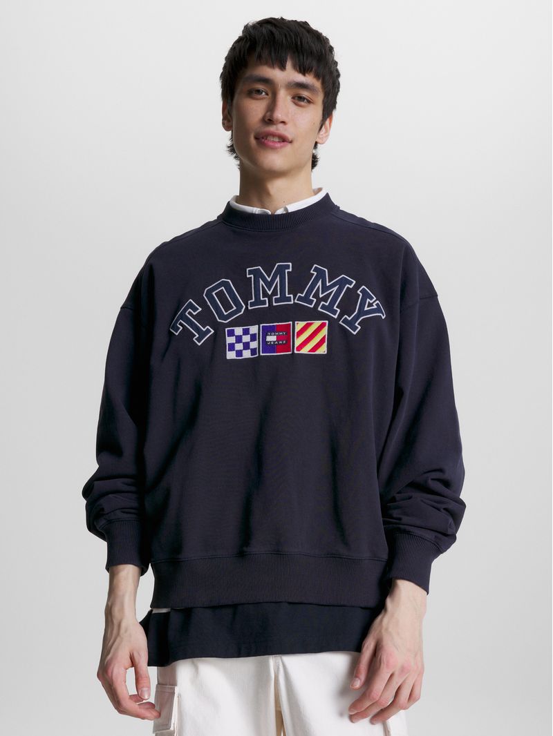 Sweater-Archive-de-corte-holgado-con-logo