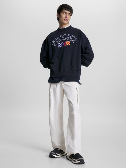 Sweater Archive de corte holgado con logo