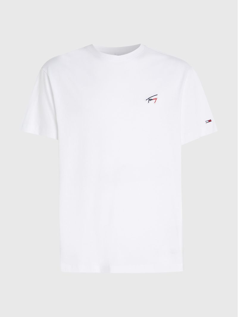 T-shirt-de-corte-clasico-con-logo-distintivo