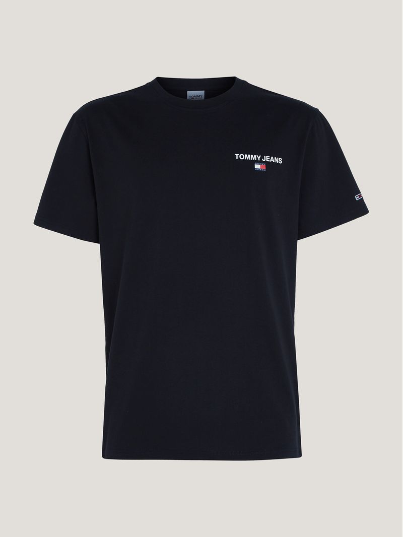 T-shirt-con-logo-trasero-y-corte-clasico