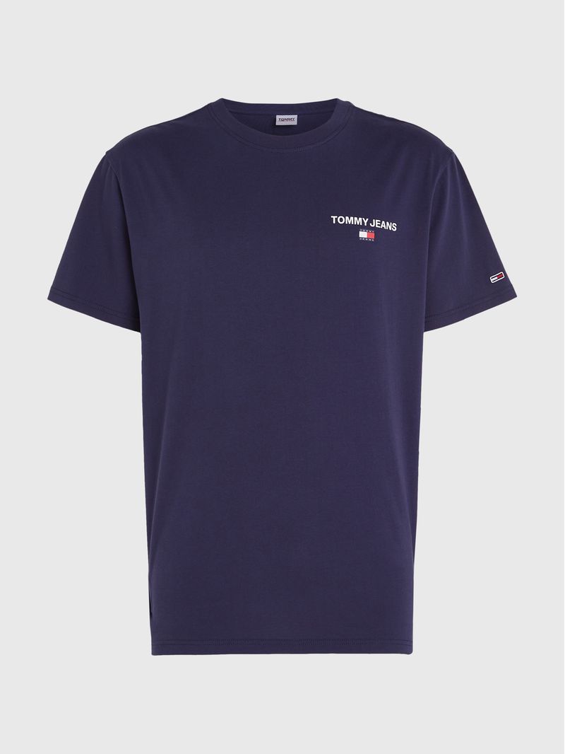T-shirt-con-logo-trasero-y-corte-clasico