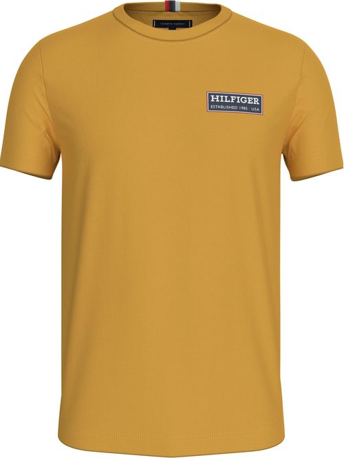 T-shirt con logo de parche