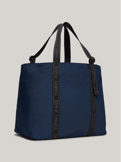 Cartera tote con inscripción Essential