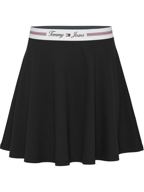 Falda con logo en la cintura