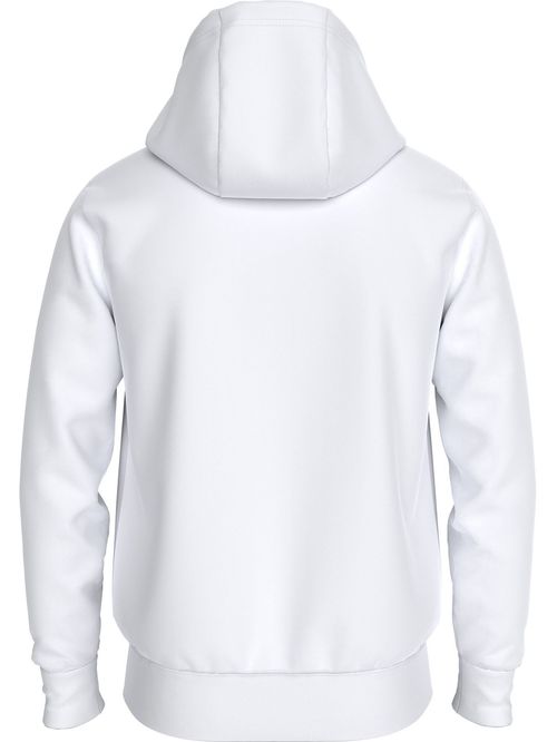 Sweater con hoodie y logo