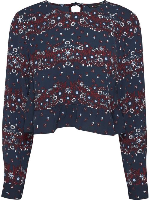 Blusa con estampado floral